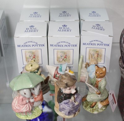 Lot 228 - A collection of six boxed Royal Albert Beatrix...