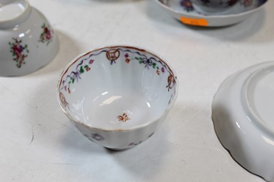 Lot 252 - An early 19th century Newhall porcelain tea...