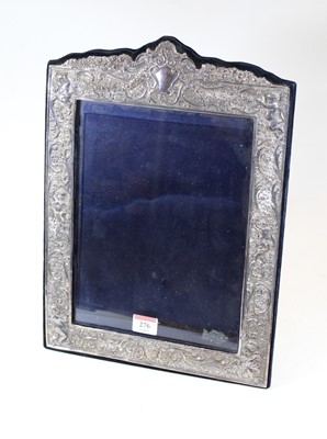 Lot 276 - A large Victorian style silver clad easel...