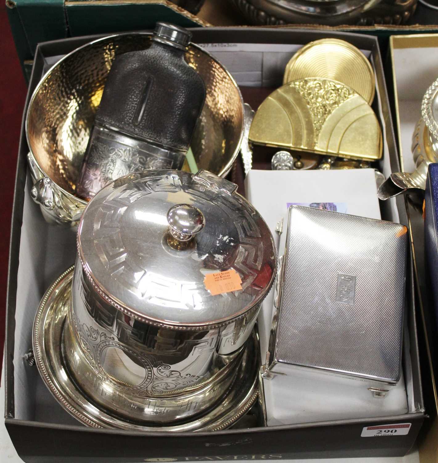 Lot 290 - A box of miscellaneous items, to include...