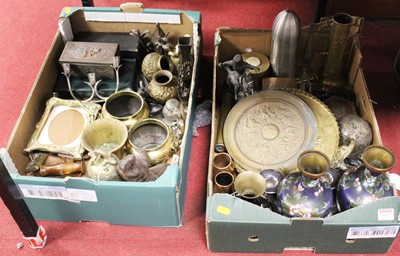 Lot 301 - Two boxes of miscellaneous items, to include...