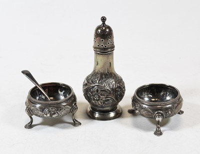 Lot 313 - A Victorian silver lighthouse pepperette,...