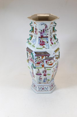 Lot 18 - A reproduction Chinese style vase, of...
