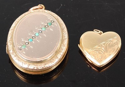 Lot 379 - A circa 1900 yellow metal, seed pearl and...