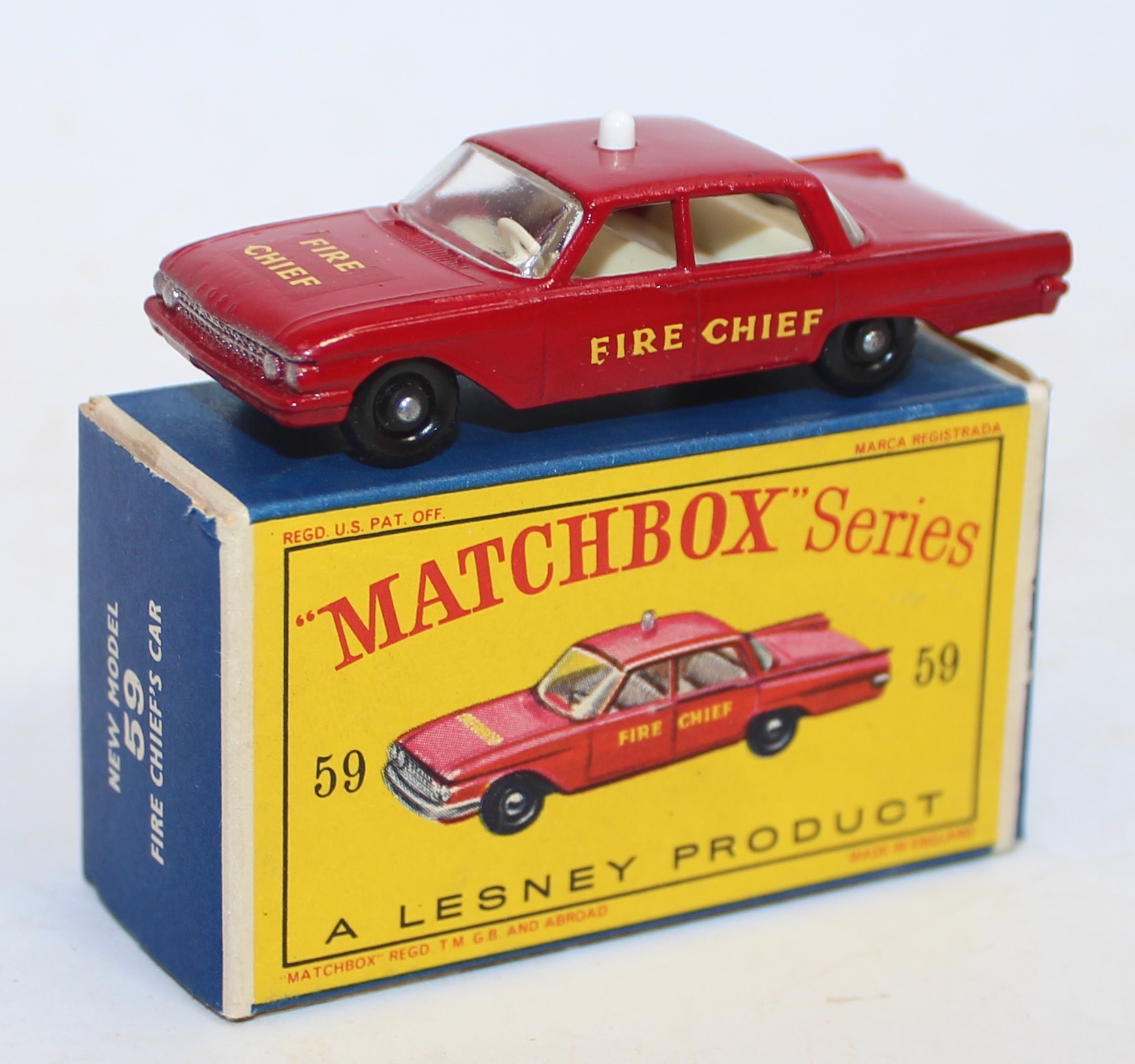 Lot 1650 - Matchbox Series No.59 Ford Fairlane Fire