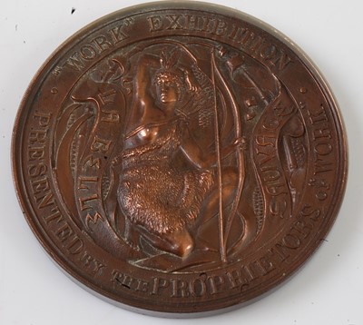 Lot 2043 - An 1890-91 "Work" Exhibition medal, Presented...