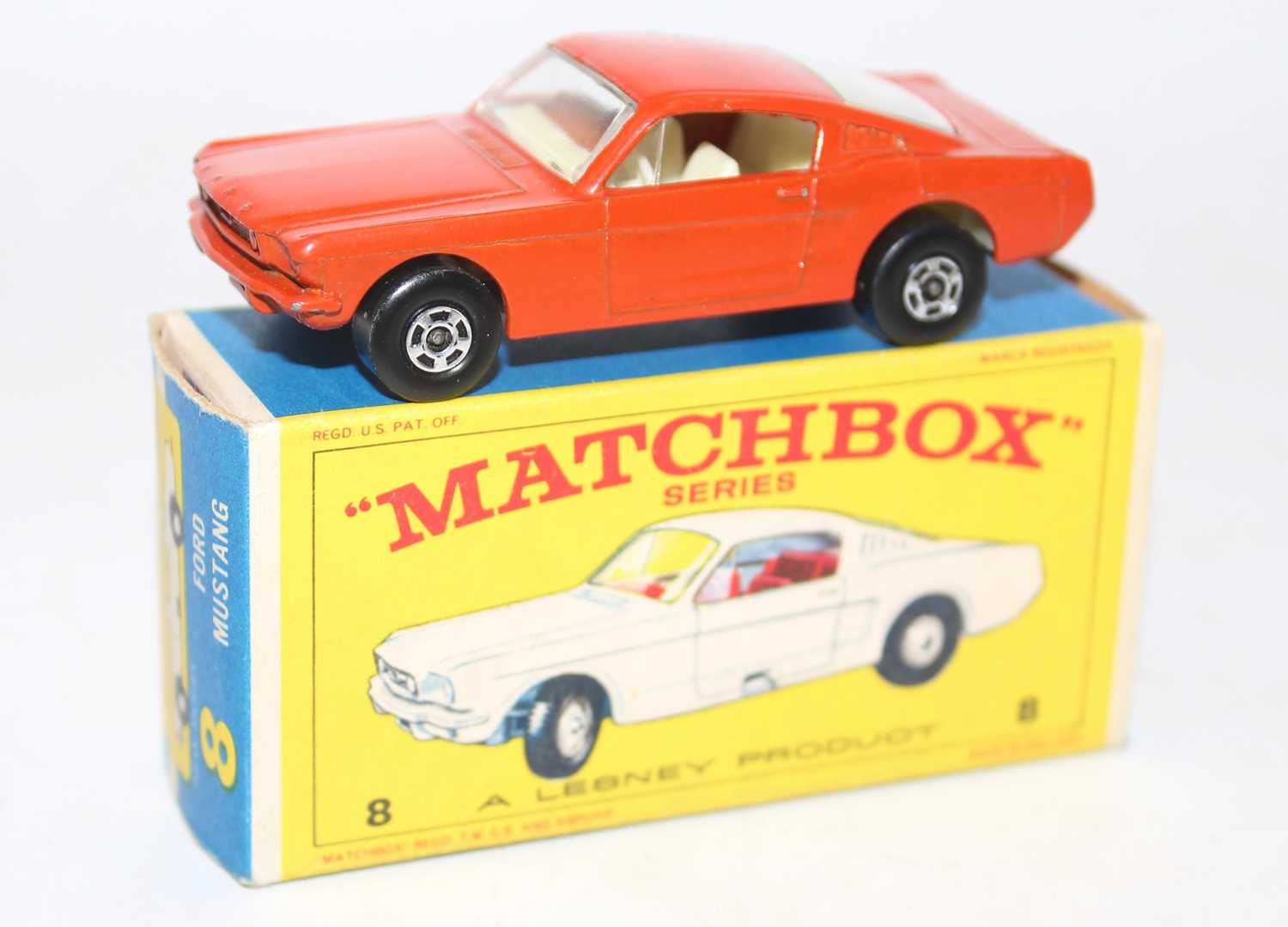 Matchbox Mustang Ford 8 - Miniature Voiture Ancienne - Occasion Collection