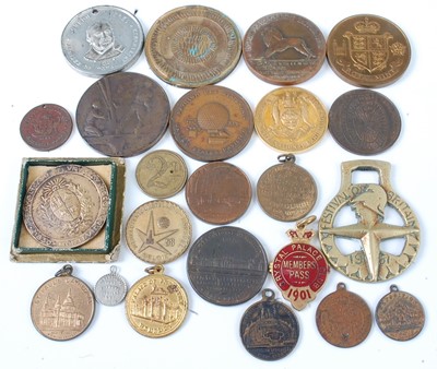 Lot 2048 - A collection of Great Exhibition badges and...