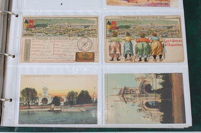 Lot 2051 - An album of Exhibition postcards dating 1900 -...