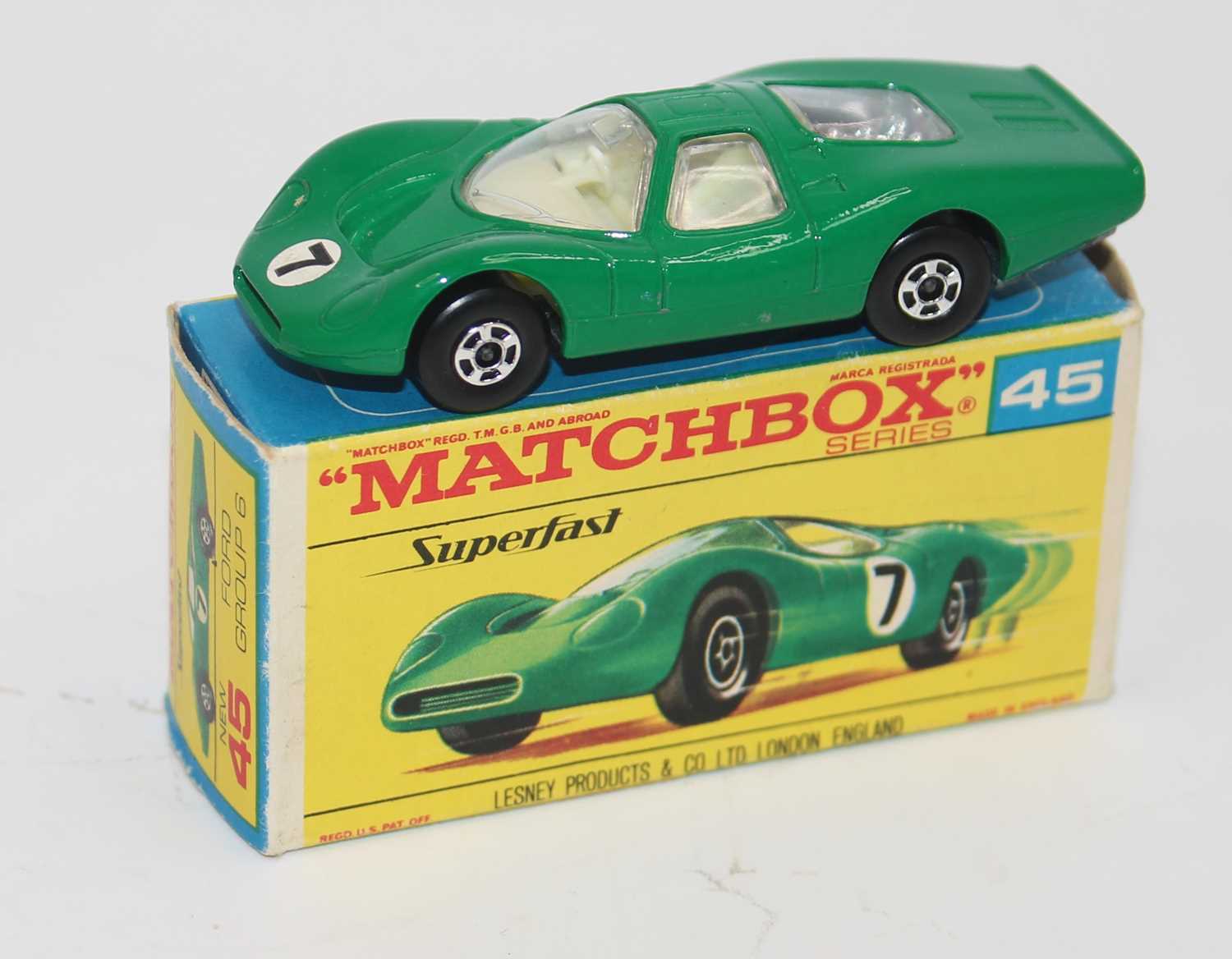 Lot 1677 - Matchbox Superfast Series No.45 Ford Group 6...