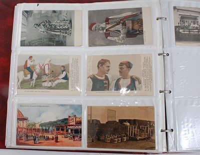 Lot 2052 - An album of Exhibition postcards bieng English,...