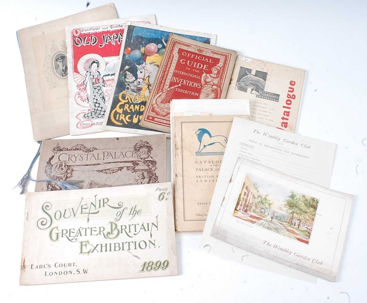 Lot 2062 - A collection of British Exhibition guides,...