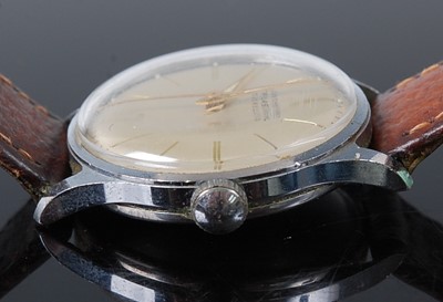 Lot 2692 - A gent's Junghans Trilastic steel cased...