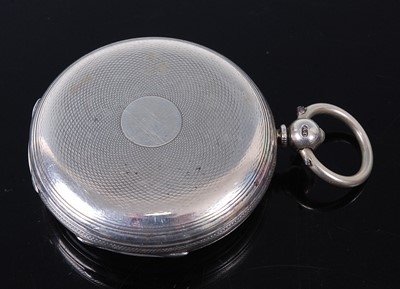 Lot 2638 - A mid-Victorian silver cased gent's open faced...