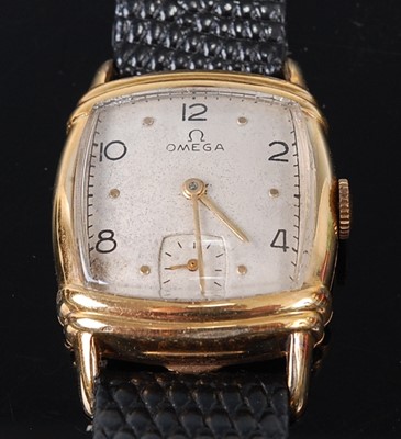 Lot 2644 - An Omega gent's 10ct gold filled wristwatch,...
