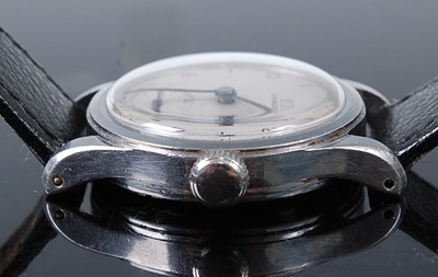 Lot 2647 - A vintage gent's Omega steel cased wristwatch,...
