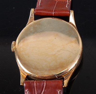 Lot 2648 - An Omega gent's 9ct gold cased wristwatch,...