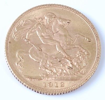 Lot 2058 - Great Britain, 1912 gold full sovereign,...