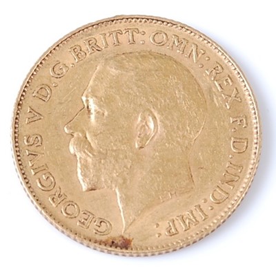 Lot 2060 - Great Britain, 1912 gold half sovereign,...