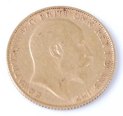 Lot 2061 - Great Britain, 1903 gold half sovereign,...