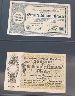 Lot 2233 - Germany, a collection of Deutsches Notgeld...