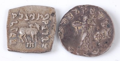 Lot 2246 - Indo-Greek, Apollodotus I (180 - 160 BC)...