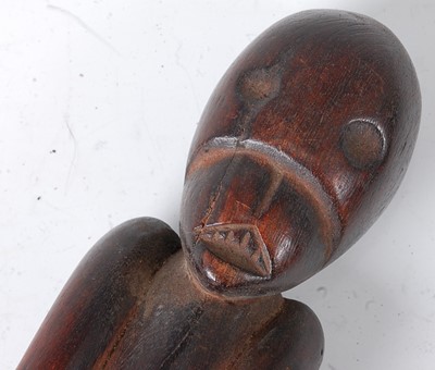 Lot 78 - * Two carved wooden zoomorphic spoons, Dan...