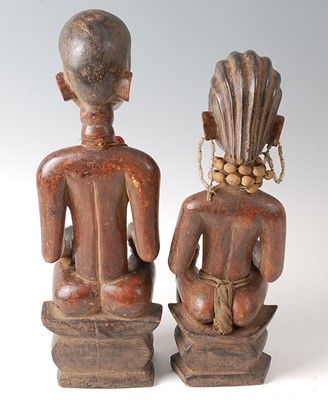 Lot 99 - * A pair of "Royal" figures, each in seated...