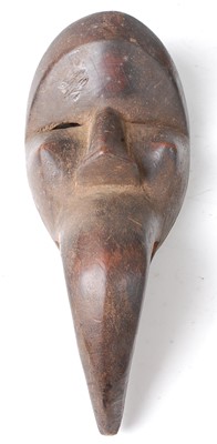 Lot 103 - * A "Kran" style dance mask, having elongated...