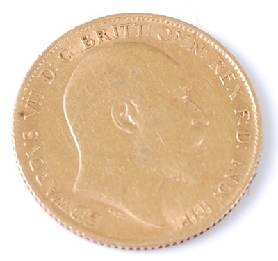 Lot 2267 - Great Britain, 1906 gold half sovereign,...