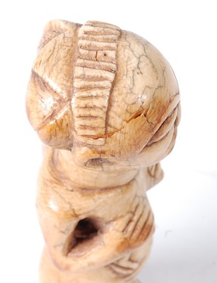 Lot 122 - * An ivory figure, carved as a female nude in...