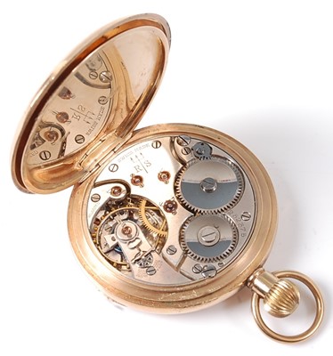 Lot 2702 - A gent's 9ct gold cased open face pocket watch...