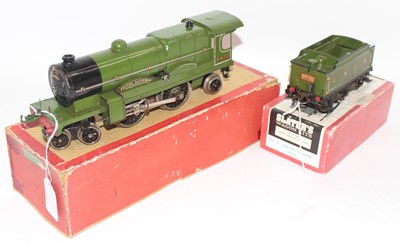Lot 130 - Hornby no. 3 loco and tender Flying Scotsman. ...