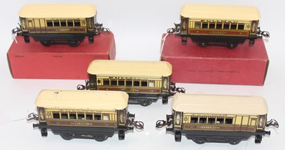 Lot 140 - Complete set of Hornby no. 1 Pullman coaches:-...
