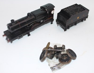 Lot 142 - Parts for Bassett Lowke 4-4-0 loco and a...