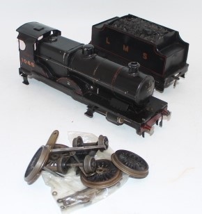 Lot 142 - Parts for Bassett Lowke 4-4-0 loco and a...
