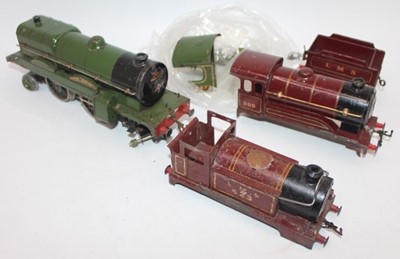 Lot 145 - Shoebox containing:- c/w Hornby Flying...
