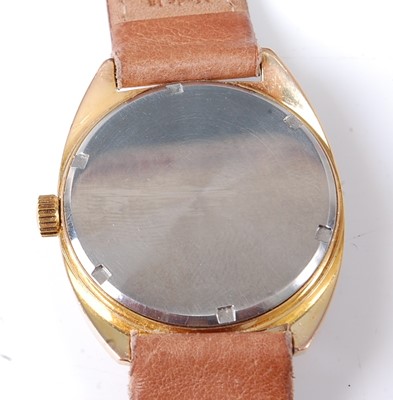 Lot 2719 - A gent's gold plated and steel Eterna wrist...