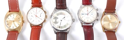 Lot 2762 - Four various gents' mechanical fashion watches,...