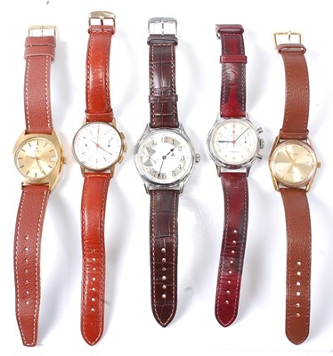 Lot 2762 - Four various gents' mechanical fashion watches,...