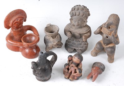 Lot 332 - * A collection of pre-Columbian style and...