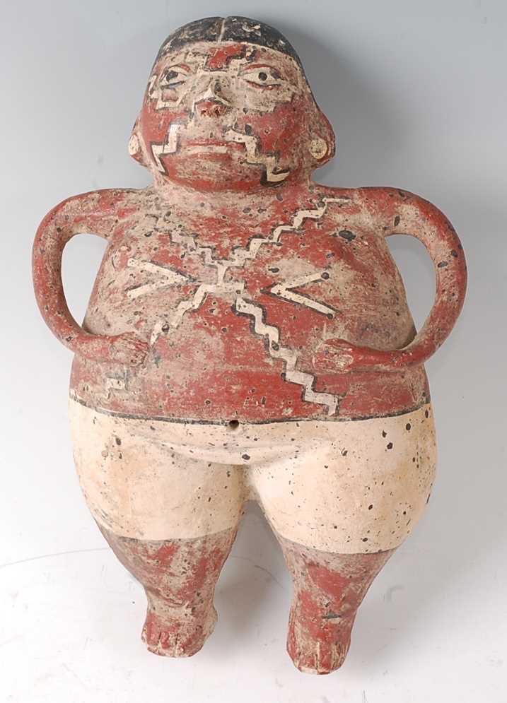 Lot 354 - * A terracotta hollow form figure of a male in...
