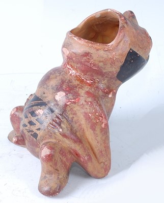Lot 347 - * A pottery effigy vessel, modelled as a male...