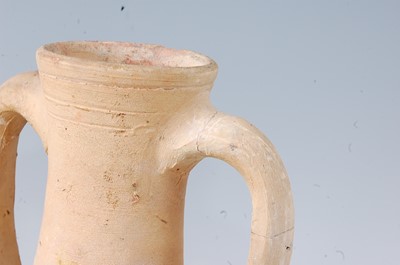 Lot 400 - * A terracotta ewer of Ancient form, having a...