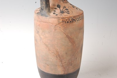 Lot 400 - * A terracotta ewer of Ancient form, having a...
