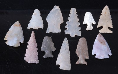 Lot 362 - * A collection of twenty Mesolithic /...