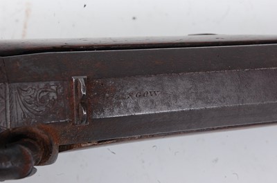 Lot 2290 - A 19th century percussion pistol, having a...