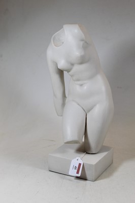 Lot 45 - A 20th century composition model of female...