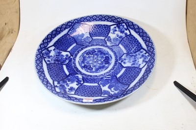 Lot 51 - A 20th century Japanese blue & white stoneware...