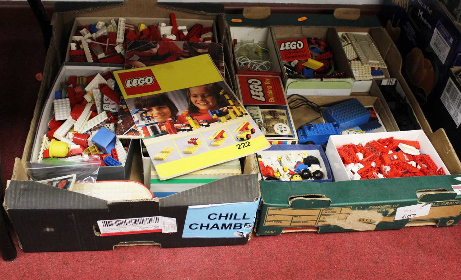 Lot 94 - Two boxes of vintage Lego